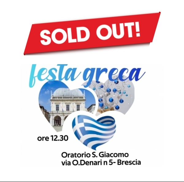 Festa greca sold out